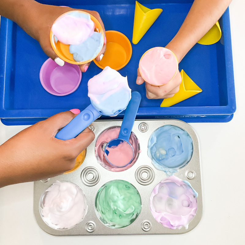 Shaving Cream Ice Cream Shop