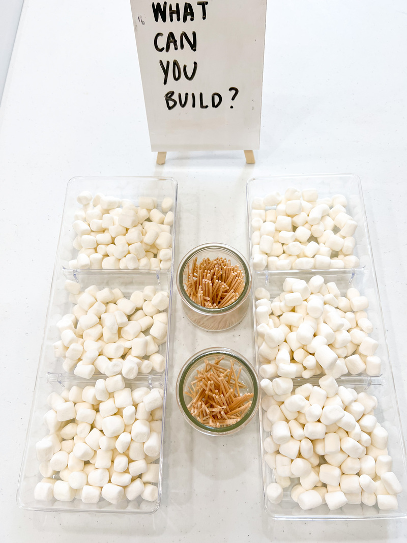 What can you make with marshmallows and toothpicks?