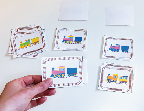 Trains Matching Game